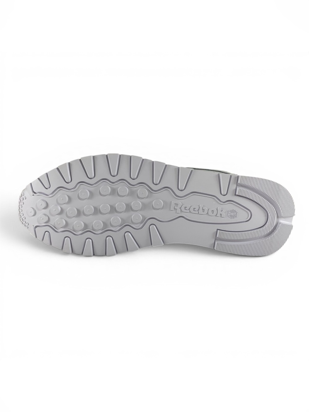 Reebok Classic Leather White Gritty Grey Men's Shoes Sneakers 100242398 - Picture 3 of 10